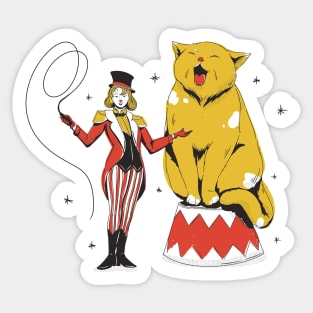 Domestic House Cat Tamer Sticker